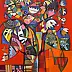 Kolesnikova Irina, Red symphony, Oil painting - canvas, 82 x 120