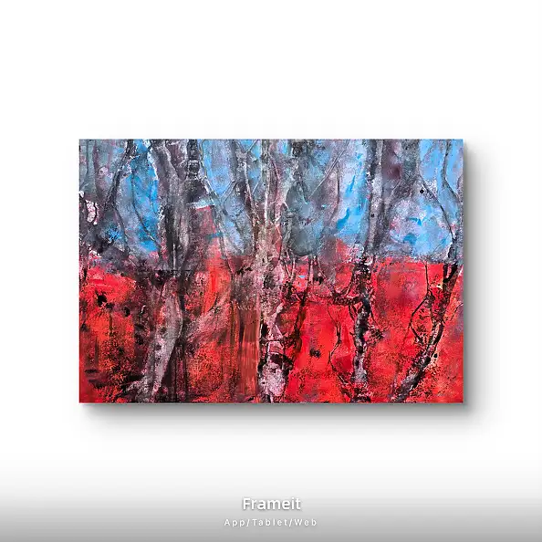 Ewa Mościszko, Redwoods , Obraz akrylowy - , 100 x 70