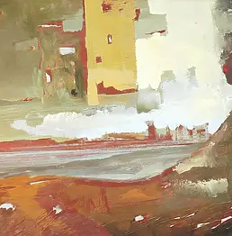 Szczęsny Krajewski, размышления, Масляная картина - картон/цупкий картон, 80 x 60