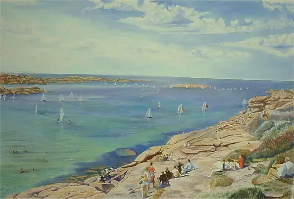 Eugenio Berti - Regata w Tregastel