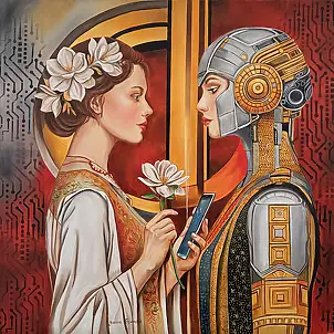 Joanna Szumska, Relacje, nie publikacje, Obraz olejny - płótno, 70 x 70