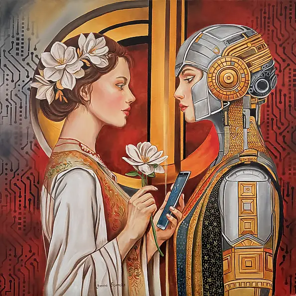 Joanna Szumska, Relacje, nie publikacje, Obraz olejny - płótno, 70 x 70