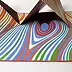 federico cortese, Relief number 15, Oil painting - paper, panel, 17 x 42