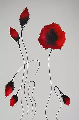 Rachel McCullock - Remembrance poppies