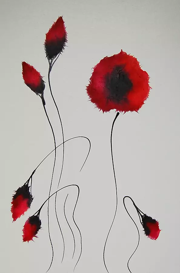 Rachel McCullock - Remembrance poppies