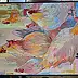 Magda Malinowska, Die Republik des Hinterhofs, Acrylgemälde - Leinwand, 150 x 70