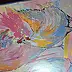 Magda Malinowska, Die Republik des Hinterhofs, Acrylgemälde - Leinwand, 150 x 70