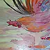 Magda Malinowska, Die Republik des Hinterhofs, Acrylgemälde - Leinwand, 150 x 70