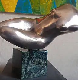 Leonid Shatsylo, Ріка, Олівець, Вугілля - плита, 22 x 15