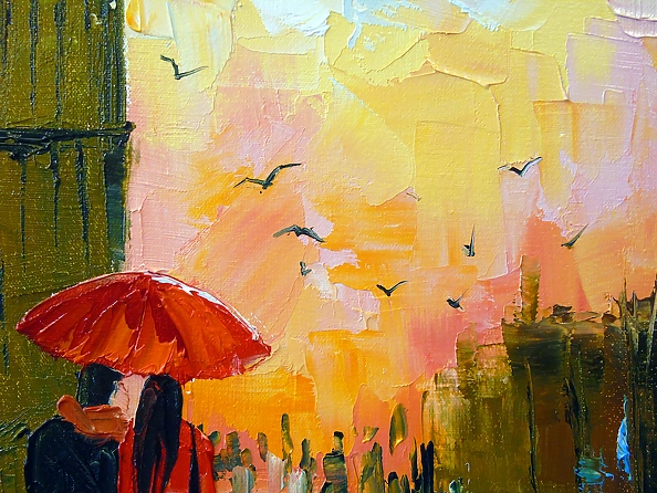Olha Darchuk - Romance of London in the evening