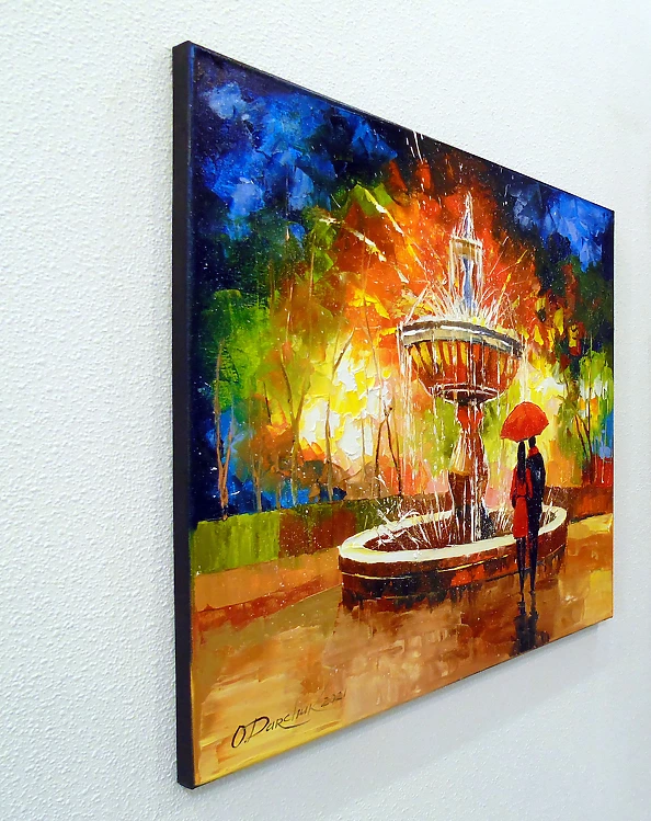 Olha Darchuk - Romantic meeting at the fountain