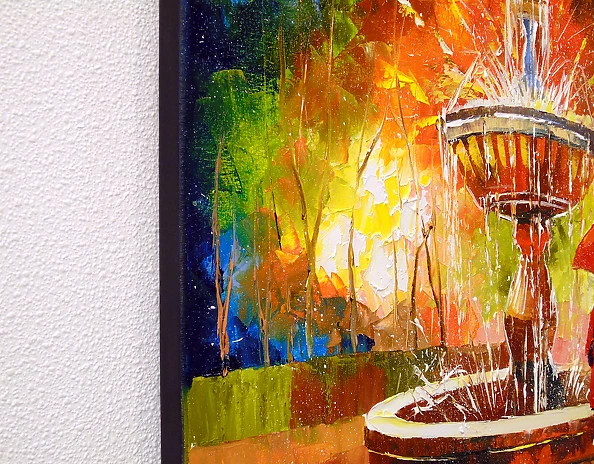 Olha Darchuk - Romantic meeting at the fountain