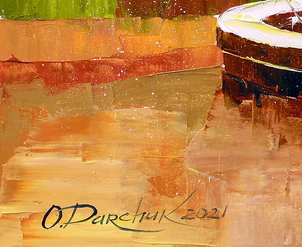 Olha Darchuk - Romantic meeting at the fountain