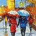 Olha Darchuk - Romantic snowfall in London