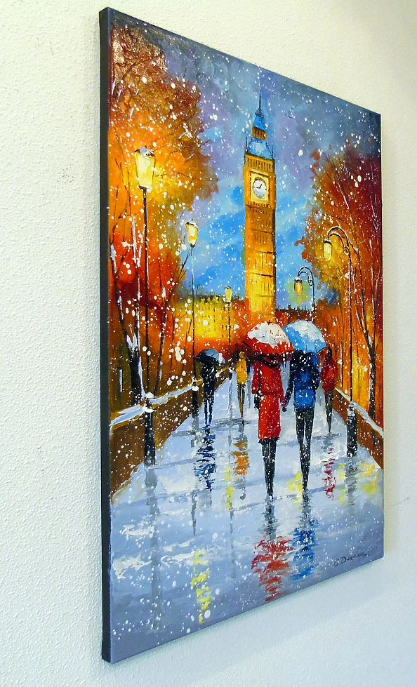 Olha Darchuk - Romantic snowfall in London
