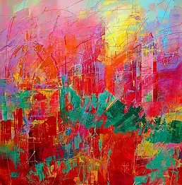Antoni Karwowski, Рим, Акрилова картина - холст, 170 x 200
