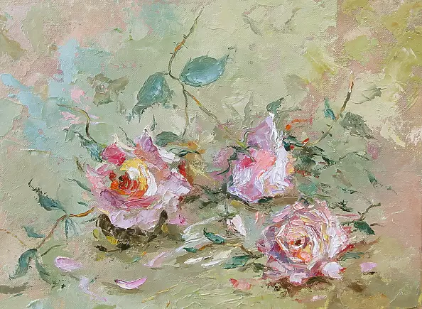 Aksana Vaitsekhovich - Rose impasto