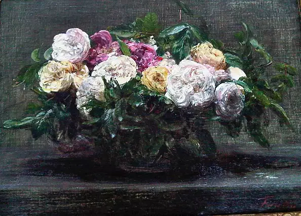 Fantin Latour - Roses épanouies