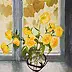 Tadeusz Gazda - Roses in the window