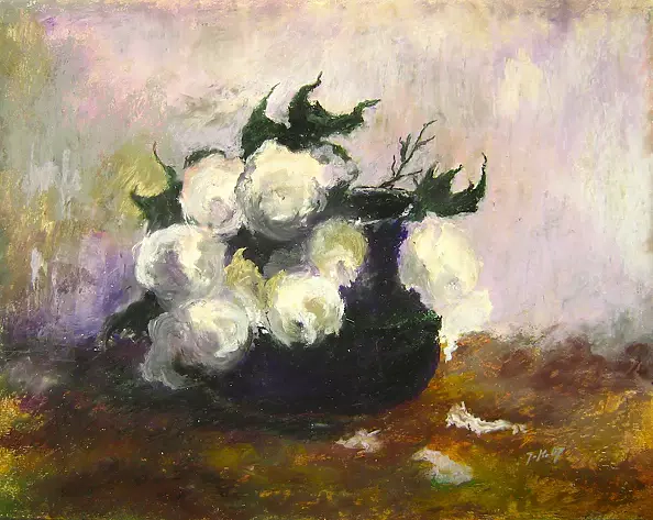 Janusz Kawecki - Róże w wazonie