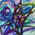 Marzena Salwowska, Rose Crowned by Thorns/Grass and Flower, Ink - paper, 42 x 30