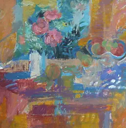 Andrzej Pitera - Roses and fruit