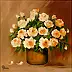Grażyna Potocka - Roses oil painting 50-50 cm