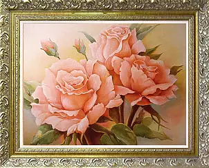 Stanisław Górski - Roses Ölgemälde