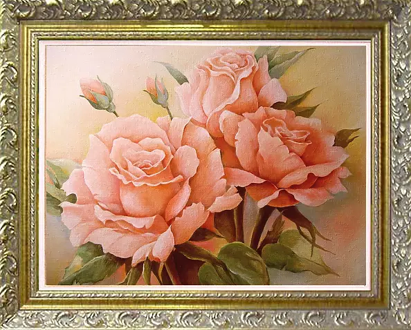 Stanisław Górski - Roses oil painting