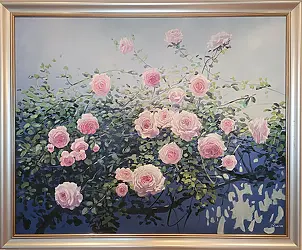 Jerzy Krok - "Climbing roses on the wall"