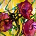 Marzena Salwowska, Roses in the Garden of Gold, Watercolors, Other, Glaze, Ink - paper, 42 x 30