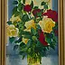 Tadeusz Gazda - Roses in the window II