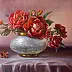 Lidia Olbrycht - Roses in a pearl vase
