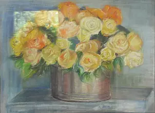 Jadwiga Rudnicka - Roses in a tin