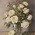 Patrycja Kruszyńska Mikulska - Roses in a glass vase