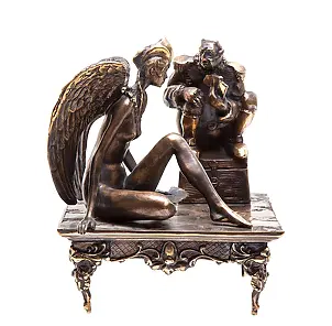 Tomasz Sętowski - Gameplay, 2006, bronze sculpture copy 11/20