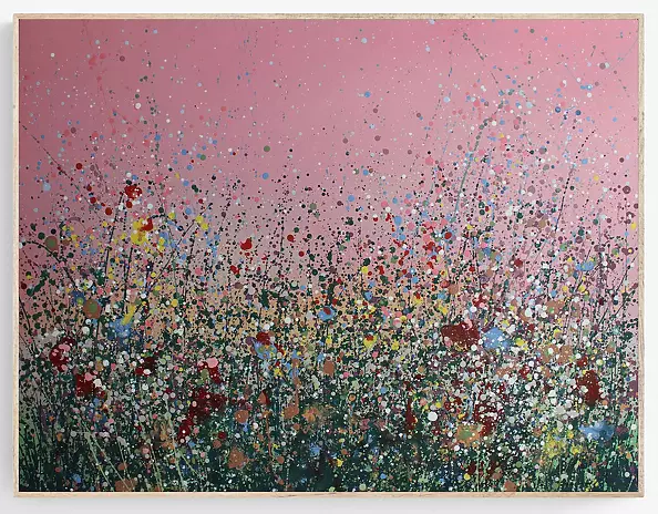 Mariana Bordun - Pink sky in the meadow