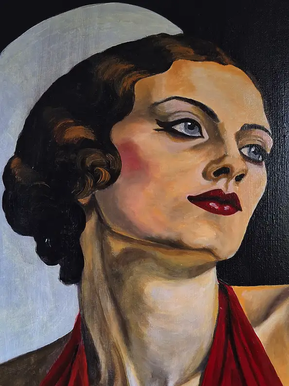 Magda Malinowska, Rozkosz niedopowiedzenia, Obraz akrylowy - płótno, 100 x 140