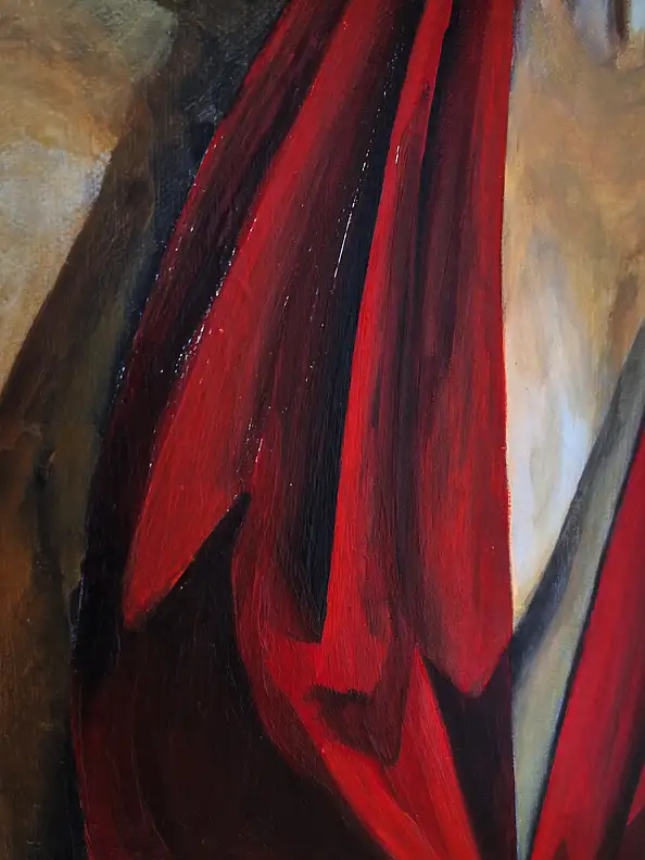 Magda Malinowska, Rozkosz niedopowiedzenia, Obraz akrylowy - płótno, 100 x 140
