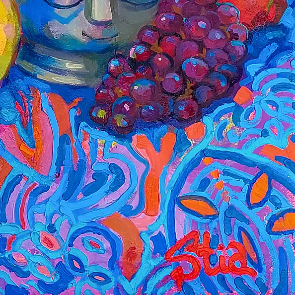 Anastasiia Kurkova, Rozkwitły Duch Wiosny, Obraz olejny - płótno, 100 x 90