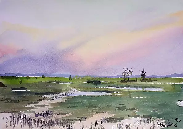 Zdzisław Rutkowski - Rozlewiska nad Biebrzą