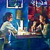 Barbara Gulbinowicz - Conversation in a cafe