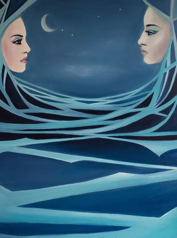 Honorata Haaz - Conversation in the moonlight