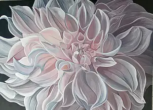 Luba Santkiewicz - Różowa dalia 