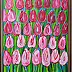 Edward Dwurnik - Pink Tulips, 2017
