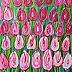 Edward Dwurnik - Różowe Tulipany, rok 2017