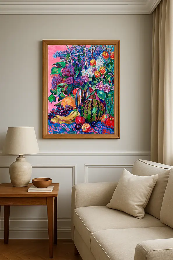 Anastasiia Kurkova - Pink Summer: Lilacs, Tulips, Watermelon