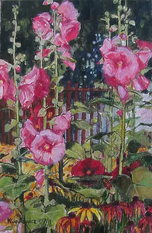 Katarzyna Kogutowicz - Różowe malwy