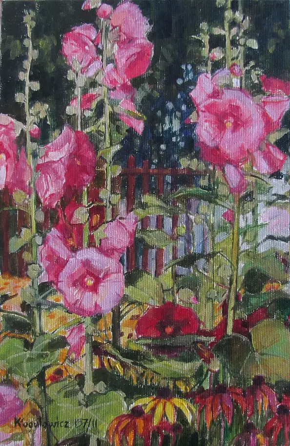 Katarzyna Kogutowicz - Różowe malwy