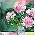 Zdzisław Rutkowski - Pink peonies in jar II